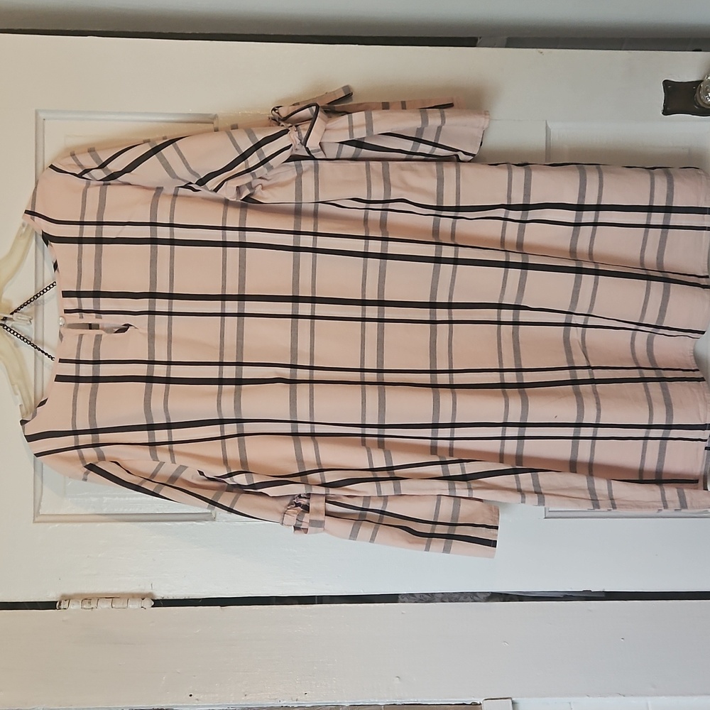 Crown & Ivy Pink Plaid Dress - Picture 4 of 4